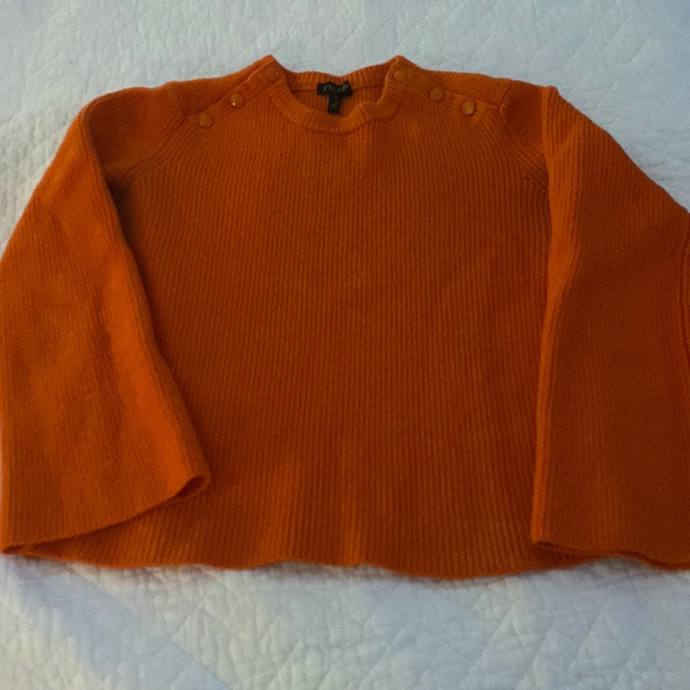 Beautiful orange Escada sweater small